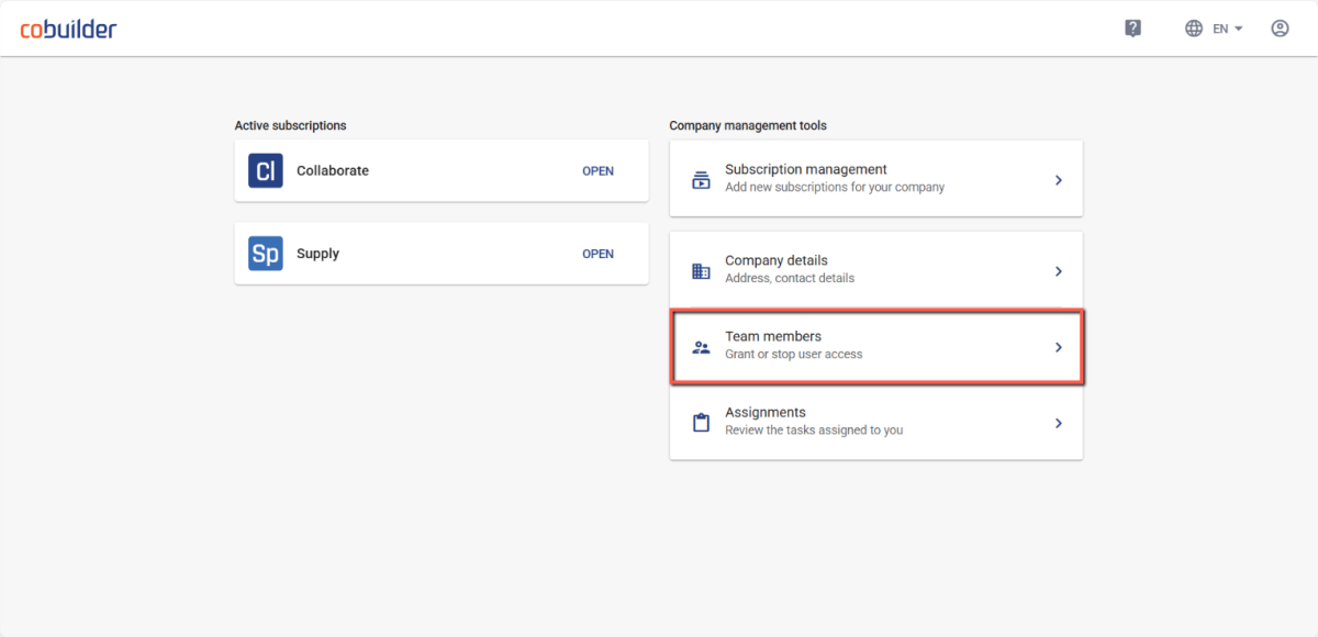 How to create a new product - Cobuilder Support